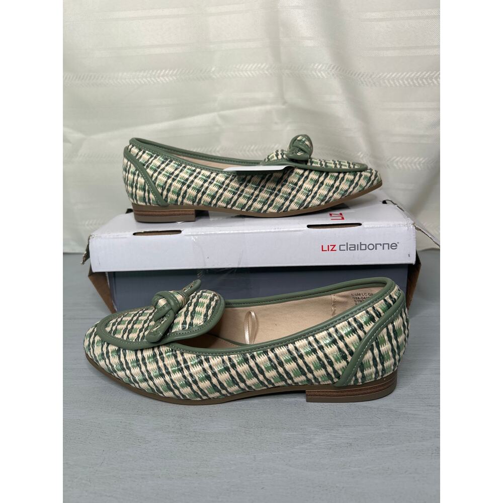 Liz Claiborne Granby Round Toe Loafers Green Multi Womens Size 5.5M - Picture 15 of 15